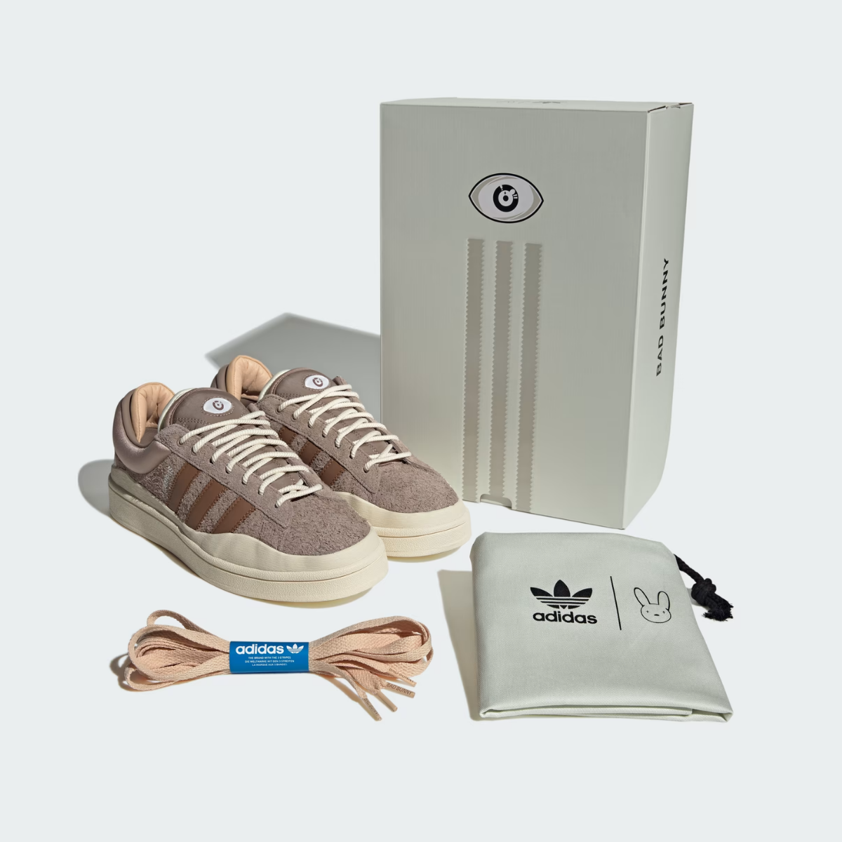 ADIDAS CAMPUS X BAD BUNNY CHALKY BROWN