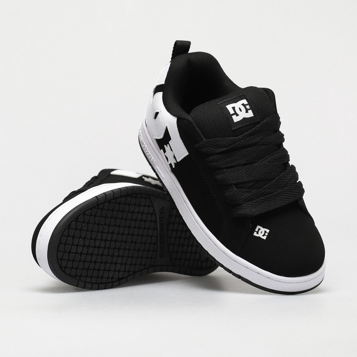 DC COURT GRAFFIK BLACK/WHITE